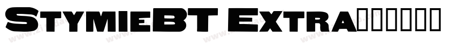 StymieBT Extra字体转换